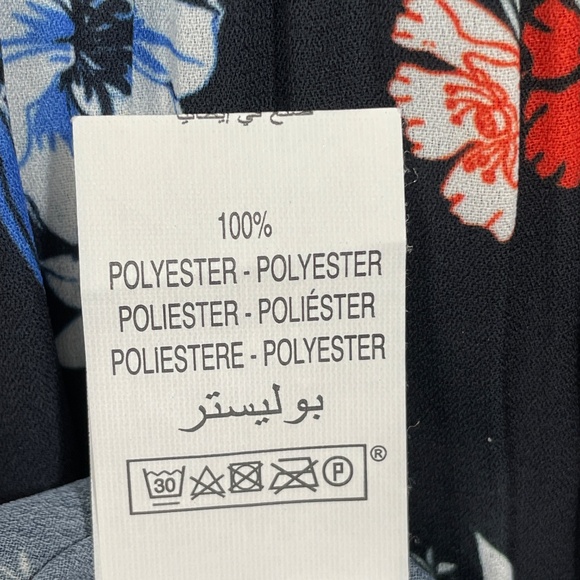 La Fee Maraboutee‎ 38 Mably Black Floral Dress Long Sleeve - Picture 6 of 7